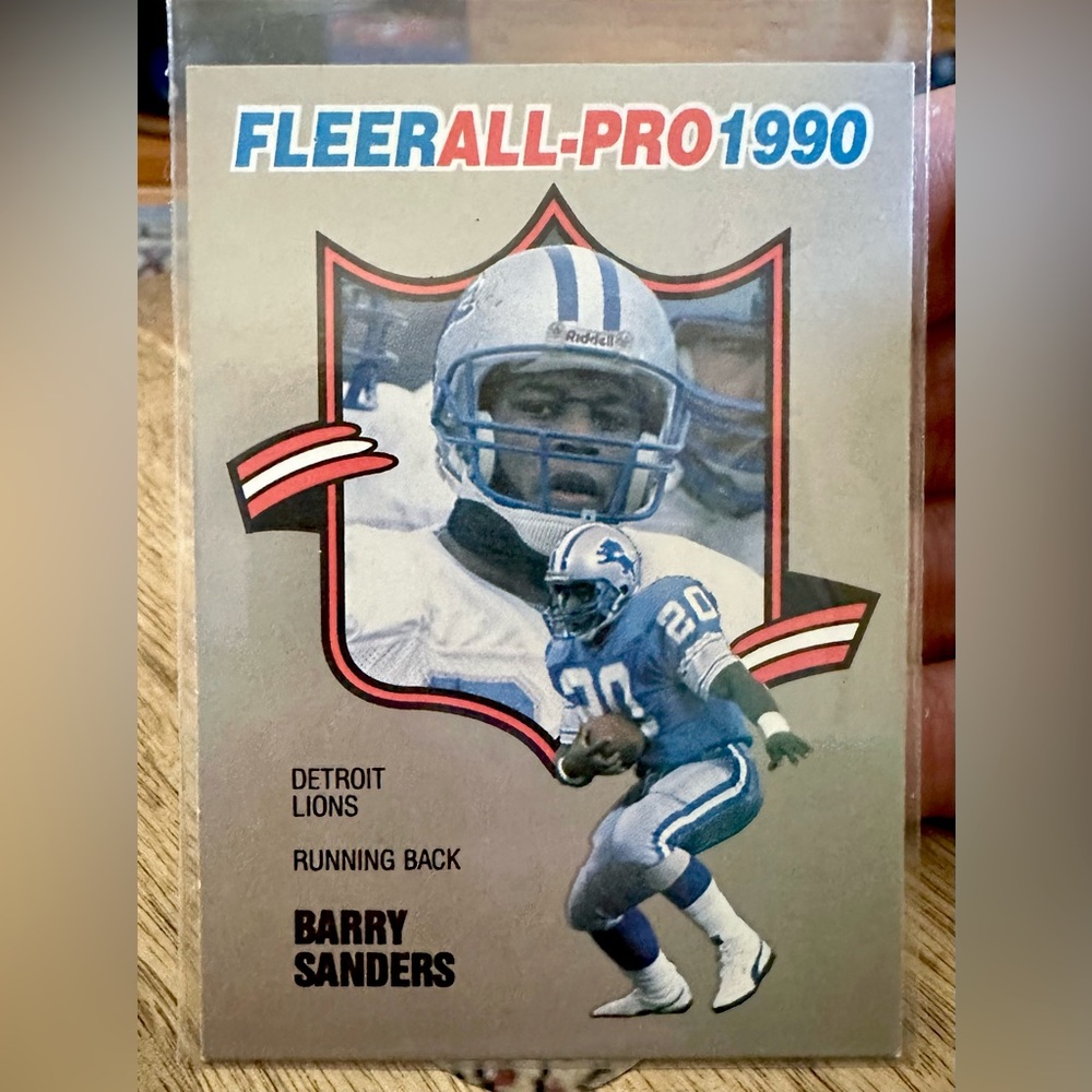 1990 Fleer All-Pro Barry Sanders Near Mint